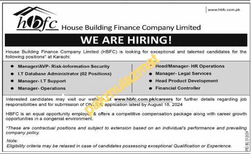 HBFC Jobs