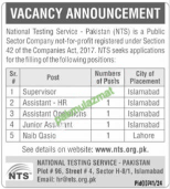 NTS Jobs in Islamabad