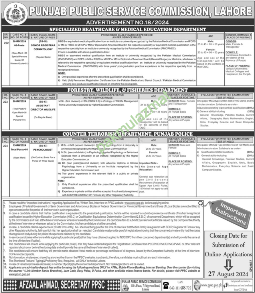 PPSC Jobs